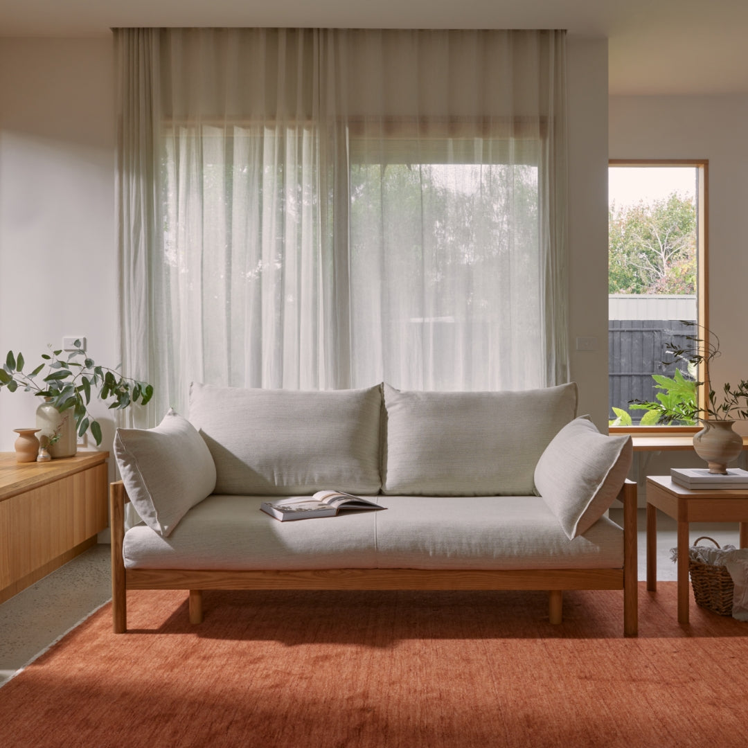 Slideaway Sofa Bed | Pull Out Sofa Lounge Bed | White Sofa Bed