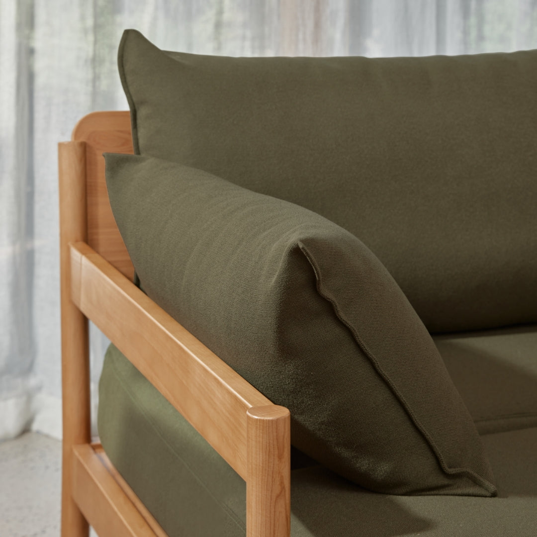 Slideaway Sofa Bed | Pull Out Sofa Lounge Bed | Olive Sofa